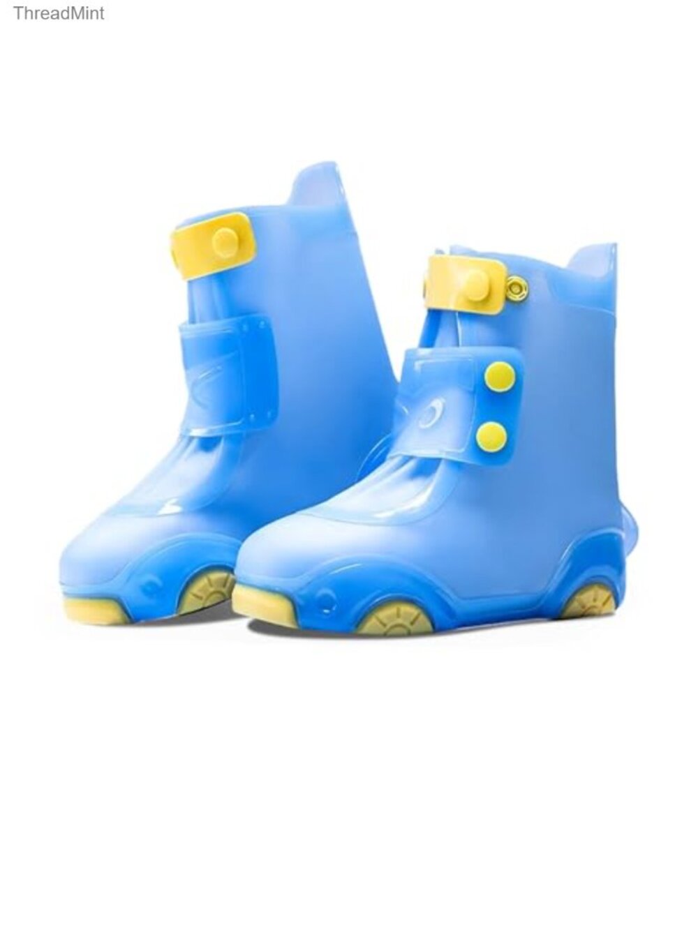 Kids Waterproof Rain Shoe Covers Reusable Foldable Toddler Rain Shoes Washable